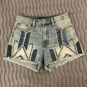 Lucky Brand “Lucky Pins” High Waisted Jean Shorts - Size 6/28